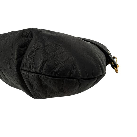 CLARE V. Moyen Messenger in Relaxed Black with Braided Crossbody Strap - Picture 11 of 16